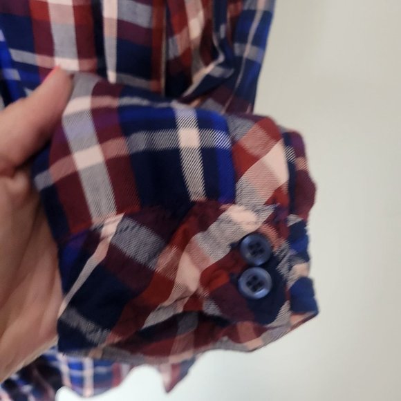 Torrid Lizzie Rayon Twill Button-Up Long Sleeve Shirt Women's Size 3X - Picture 10 of 12